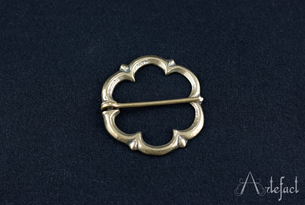 Broche à 6 lobes